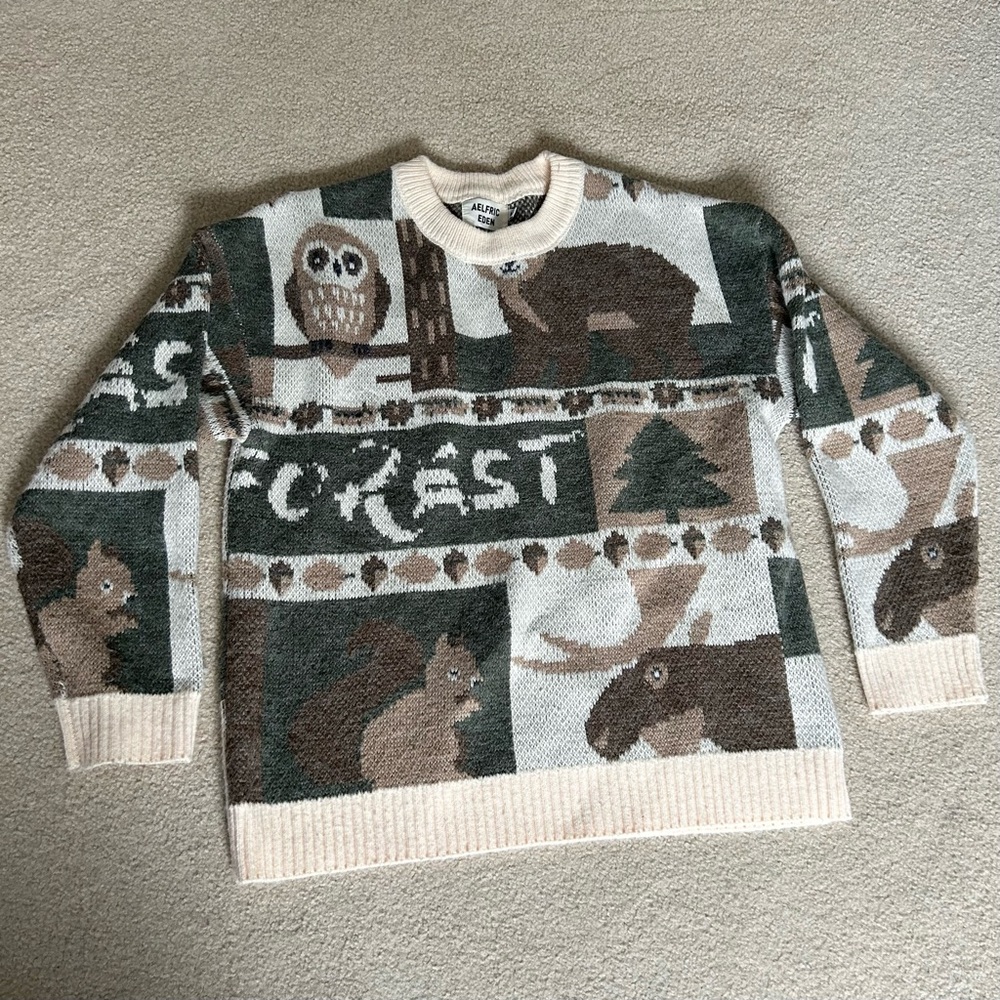 Aelfric Eden Forest Wildlife Sweater Medium